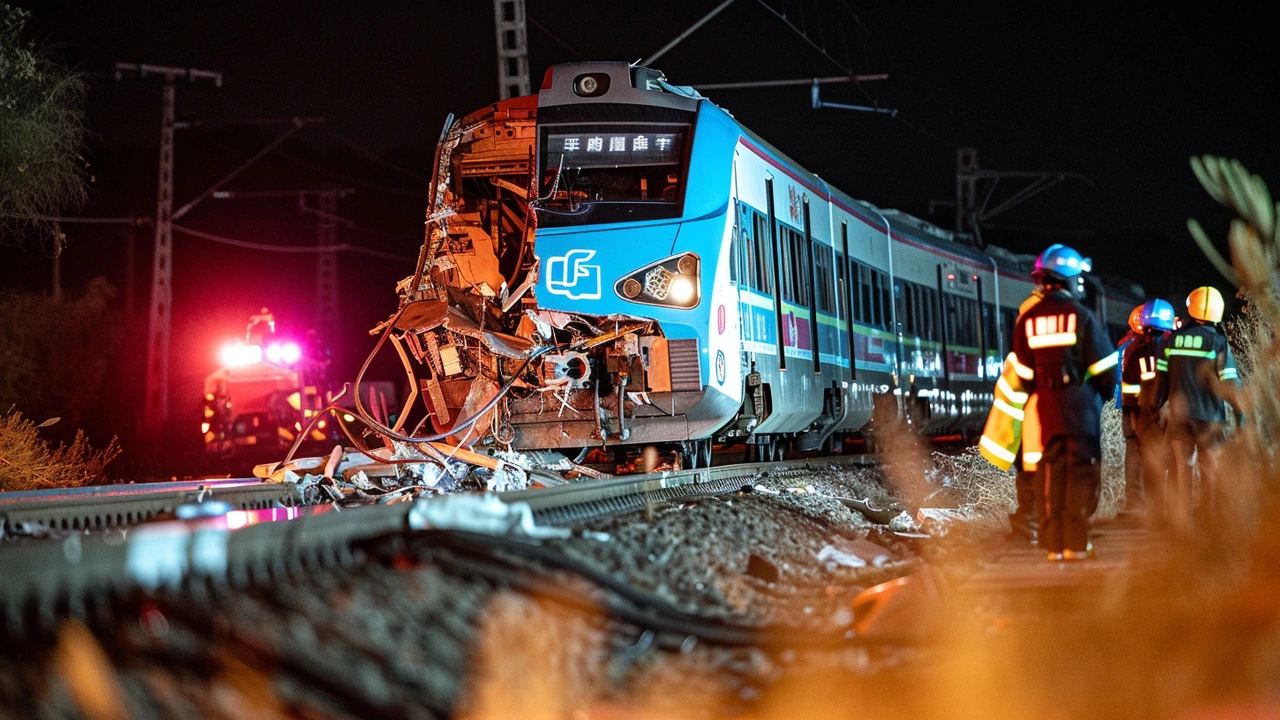 Accidente Ferroviario en San Bernardo Deja al Menos Dos Muertos y Nueve Heridos